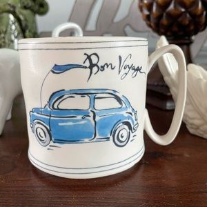 Anthropologie Bon Voyage Coffee Mug